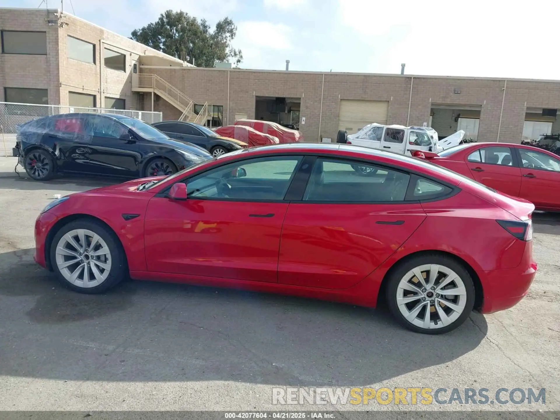 14 Photograph of a damaged car 5YJ3E1EA4NF144407 TESLA MODEL 3 2022