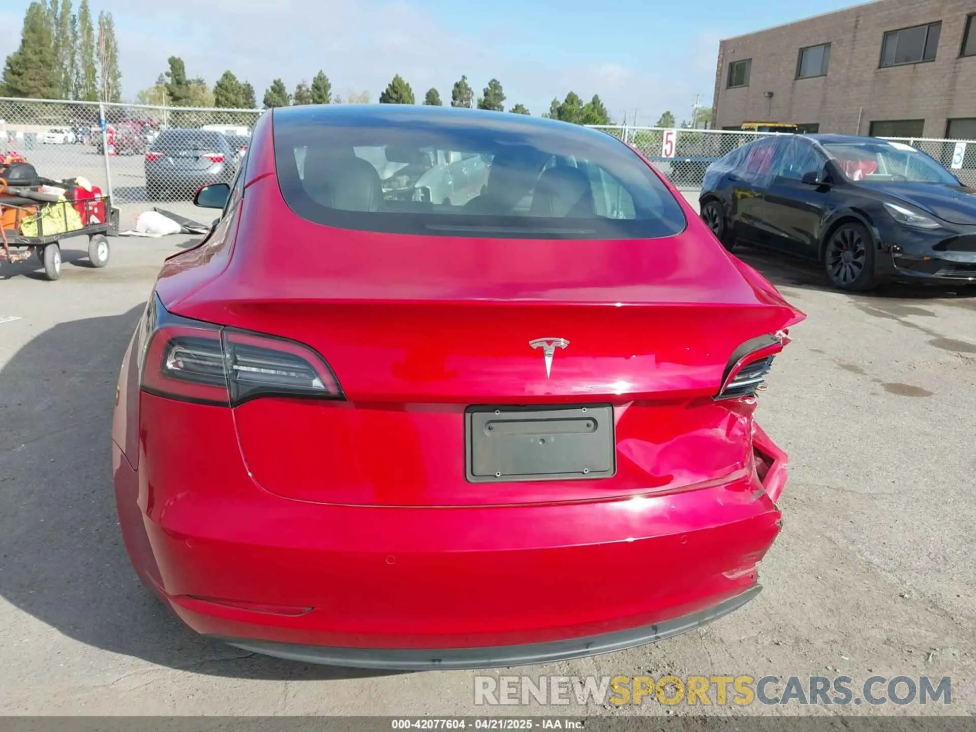 16 Photograph of a damaged car 5YJ3E1EA4NF144407 TESLA MODEL 3 2022