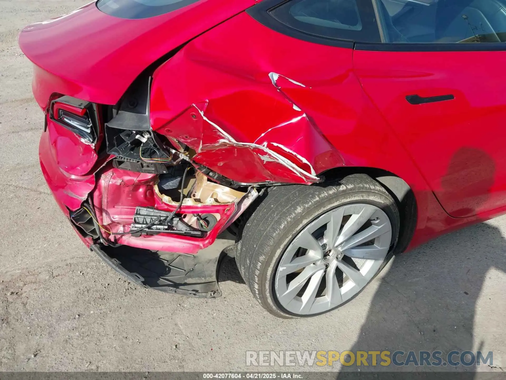 6 Photograph of a damaged car 5YJ3E1EA4NF144407 TESLA MODEL 3 2022
