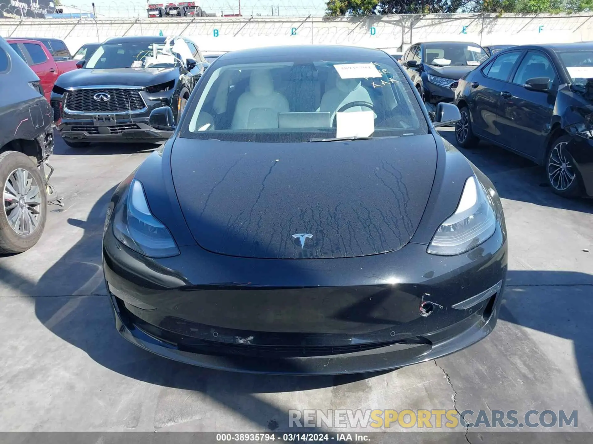 13 Photograph of a damaged car 5YJ3E1EA4NF148506 TESLA MODEL 3 2022