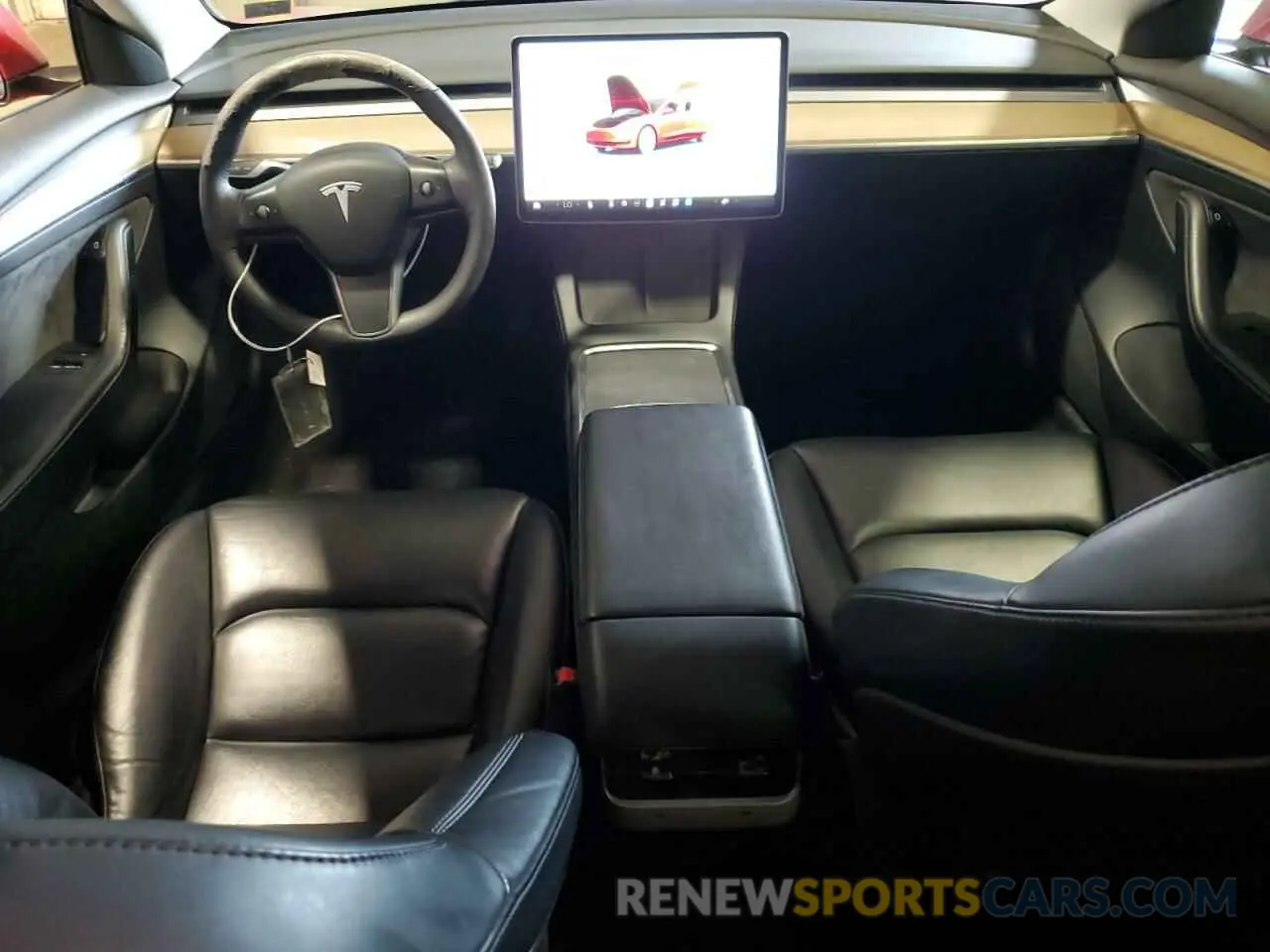 8 Photograph of a damaged car 5YJ3E1EA4NF186351 TESLA MODEL 3 2022