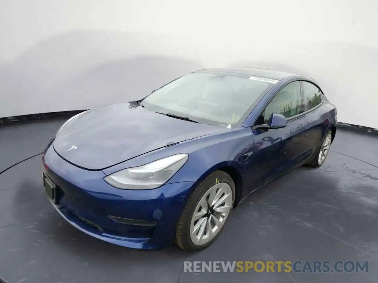 2 Photograph of a damaged car 5YJ3E1EA4NF187368 TESLA MODEL 3 2022