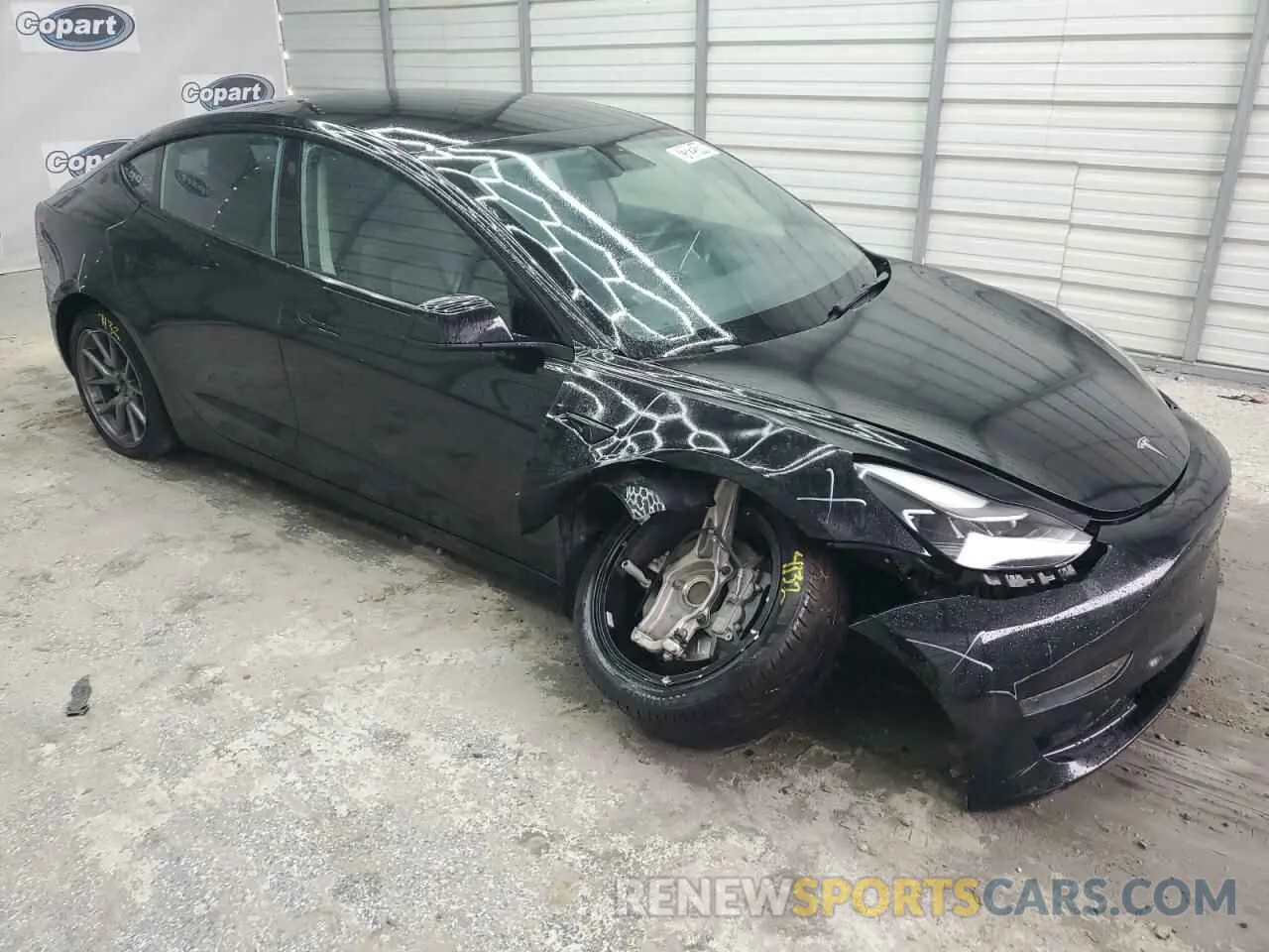 4 Photograph of a damaged car 5YJ3E1EA4NF188262 TESLA MODEL 3 2022