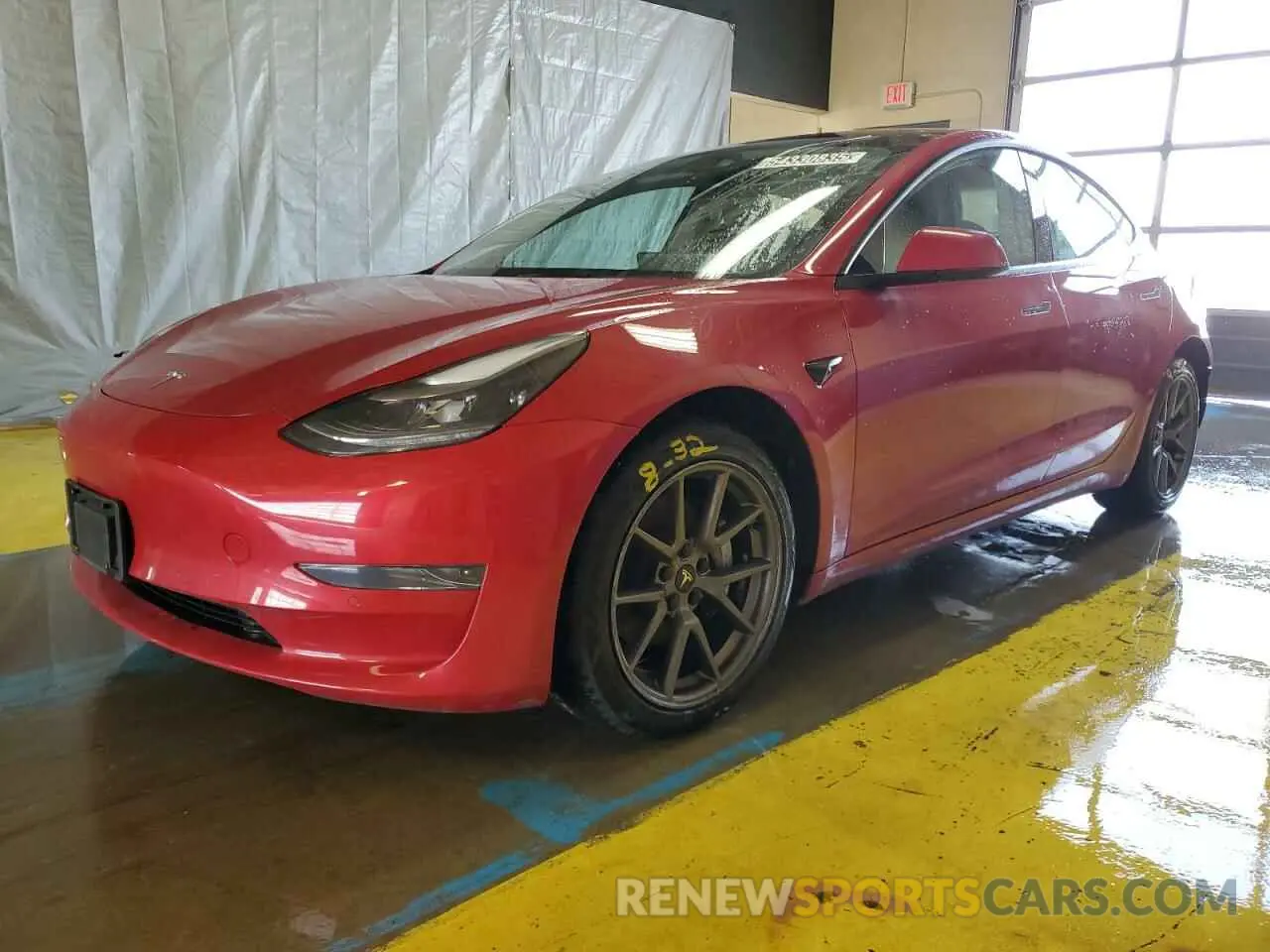 1 Photograph of a damaged car 5YJ3E1EA4NF288457 TESLA MODEL 3 2022