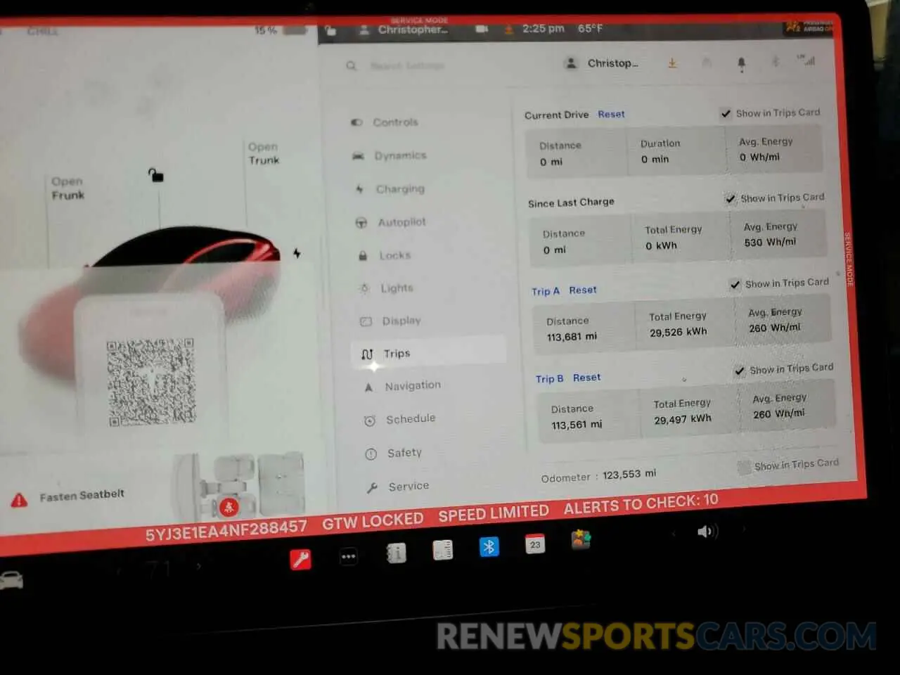 9 Photograph of a damaged car 5YJ3E1EA4NF288457 TESLA MODEL 3 2022