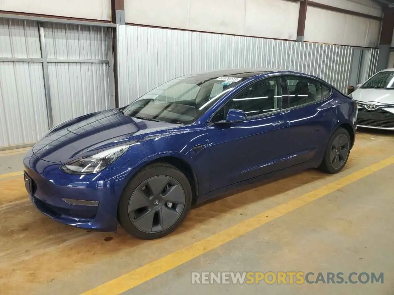 1 Photograph of a damaged car 5YJ3E1EA4NF288460 TESLA MODEL 3 2022