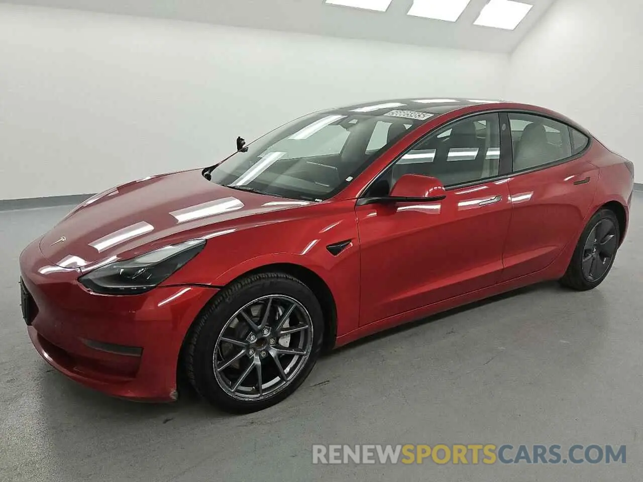 1 Photograph of a damaged car 5YJ3E1EA4NF288488 TESLA MODEL 3 2022