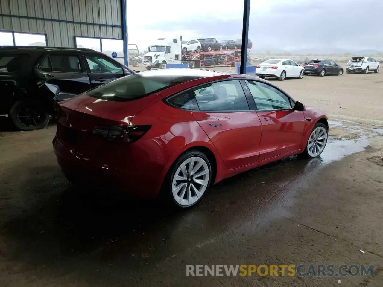 3 Photograph of a damaged car 5YJ3E1EA4NF290788 TESLA MODEL 3 2022