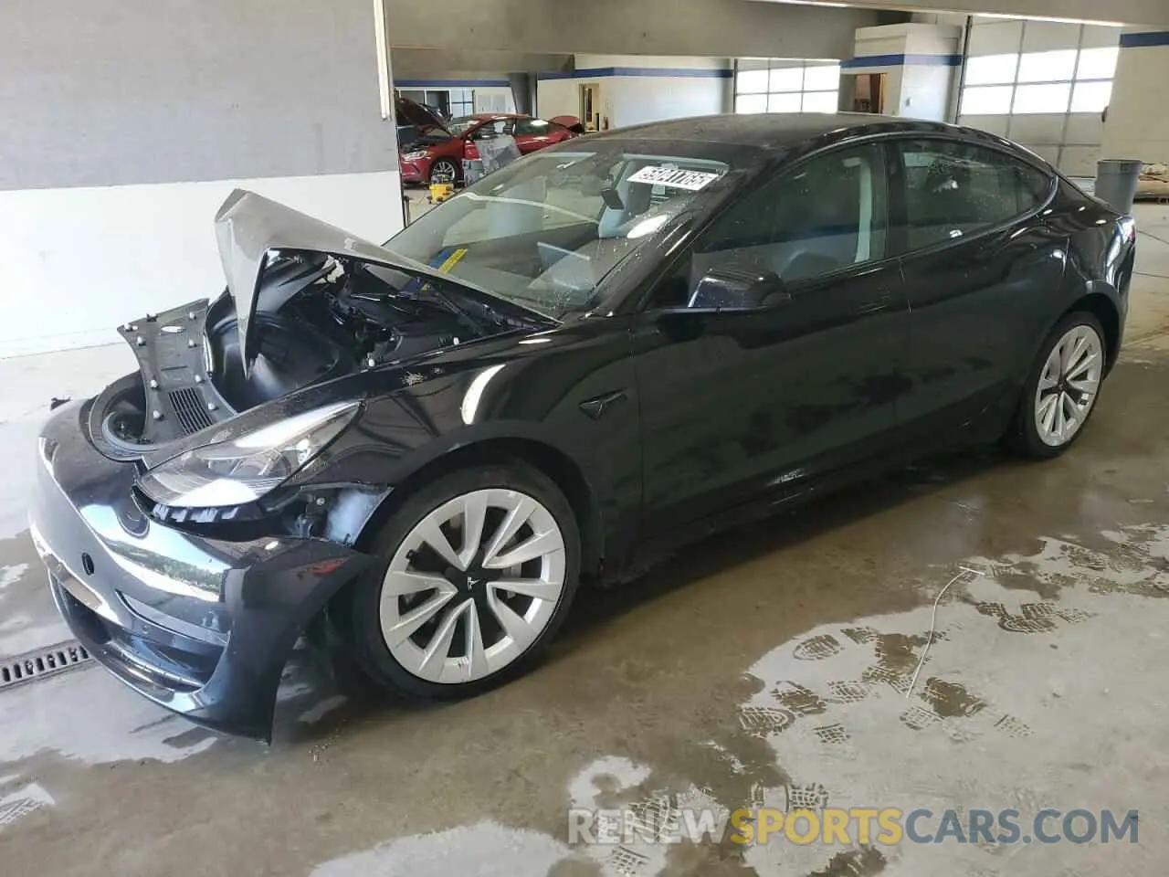 1 Photograph of a damaged car 5YJ3E1EA4NF304611 TESLA MODEL 3 2022