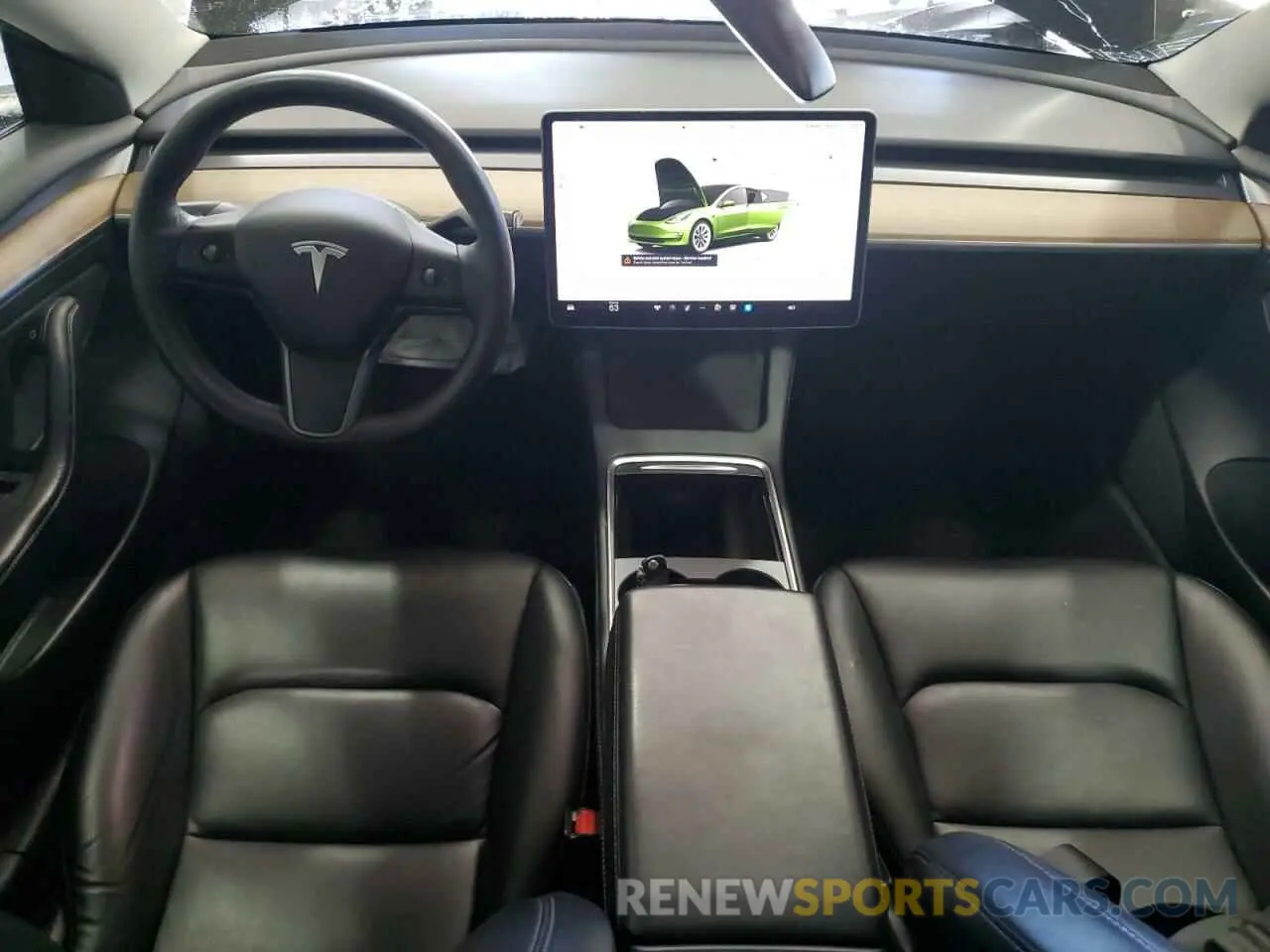 8 Photograph of a damaged car 5YJ3E1EA4NF304611 TESLA MODEL 3 2022