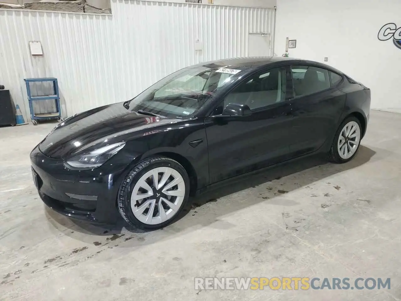 1 Photograph of a damaged car 5YJ3E1EA4NF304866 TESLA MODEL 3 2022