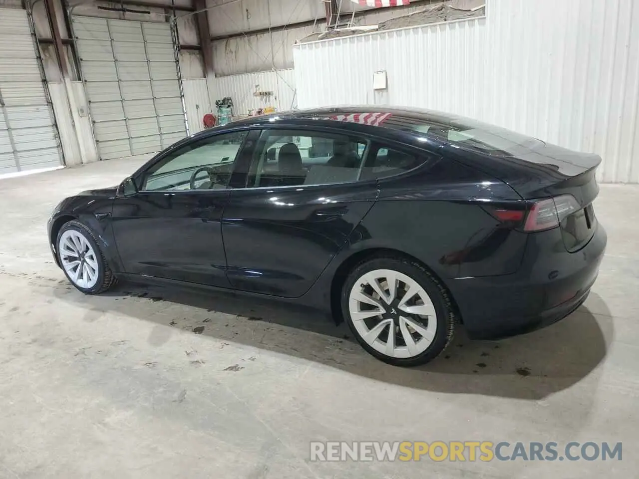 2 Photograph of a damaged car 5YJ3E1EA4NF304866 TESLA MODEL 3 2022
