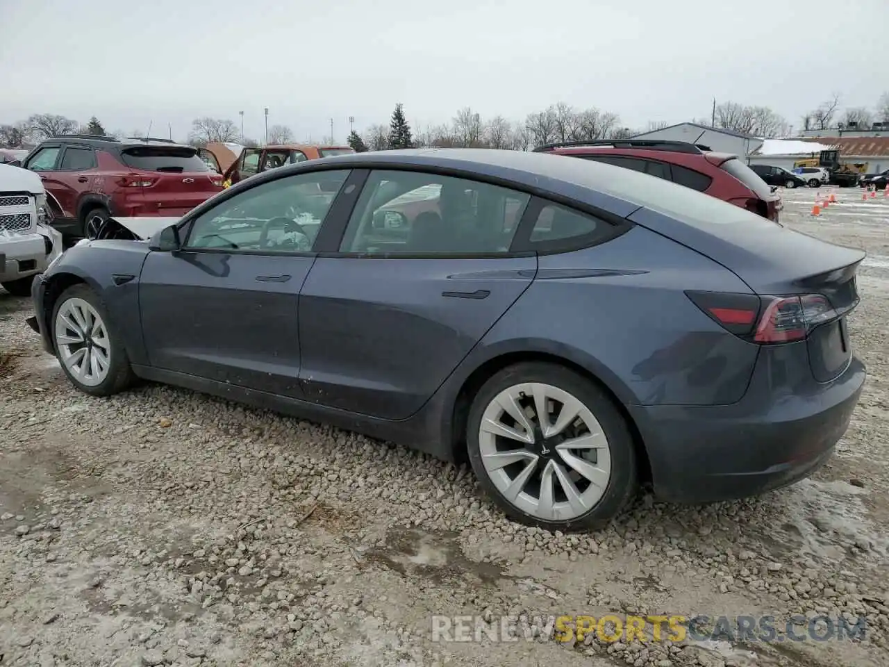 2 Photograph of a damaged car 5YJ3E1EA4NF311879 TESLA MODEL 3 2022