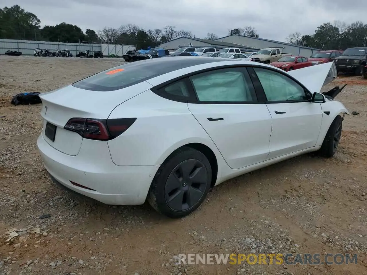 3 Photograph of a damaged car 5YJ3E1EA4NF323336 TESLA MODEL 3 2022