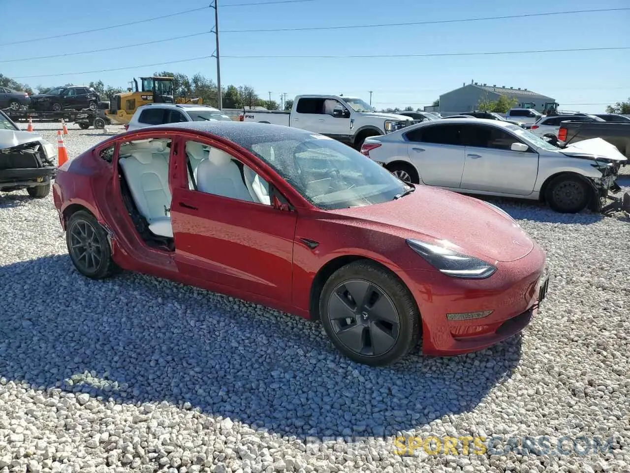 4 Photograph of a damaged car 5YJ3E1EA4NF326303 TESLA MODEL 3 2022