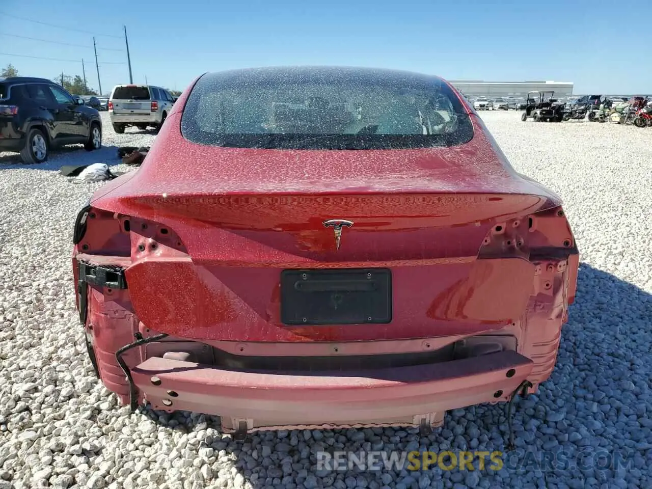 6 Photograph of a damaged car 5YJ3E1EA4NF326303 TESLA MODEL 3 2022