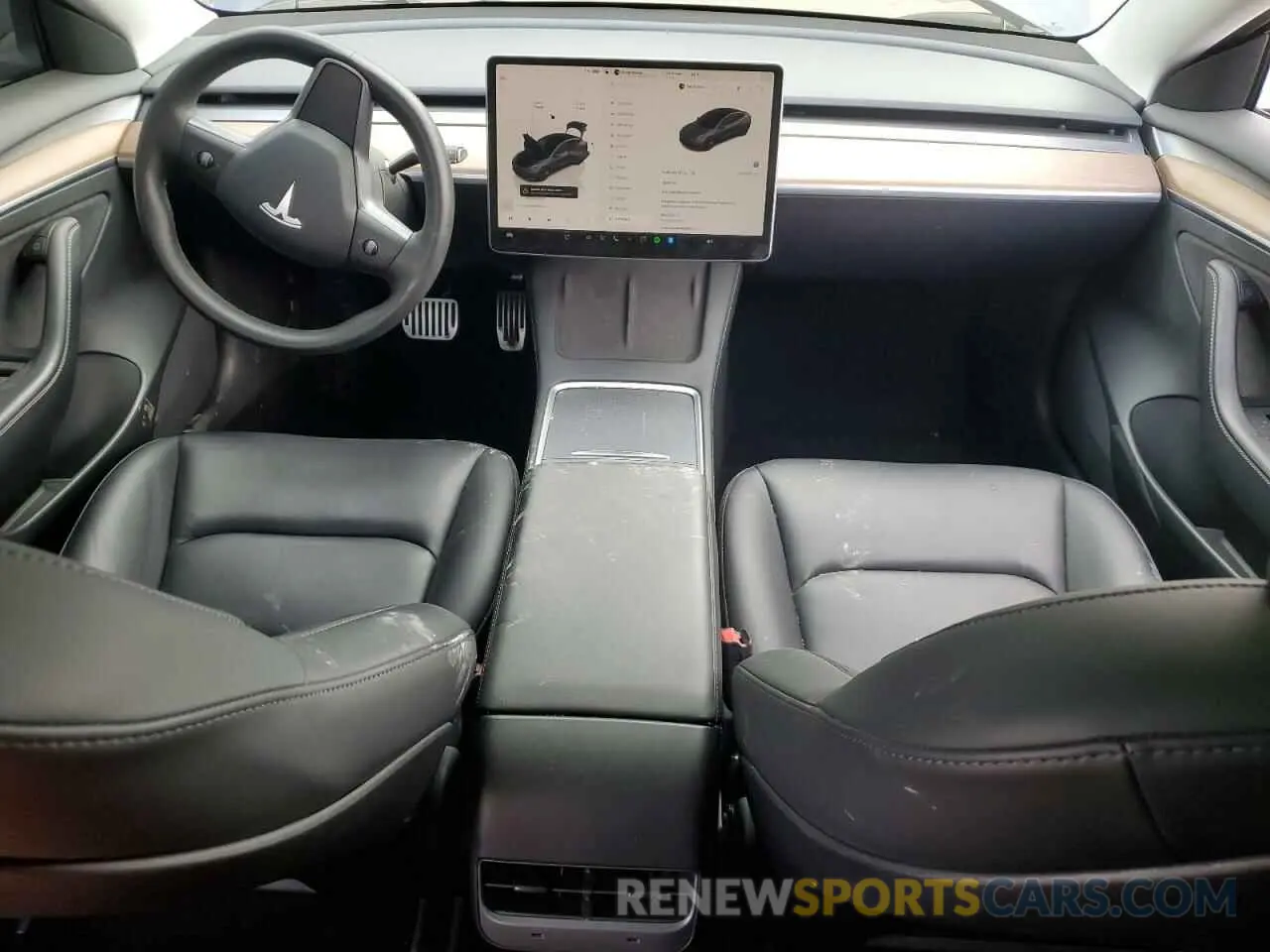 8 Photograph of a damaged car 5YJ3E1EA4NF343053 TESLA MODEL 3 2022
