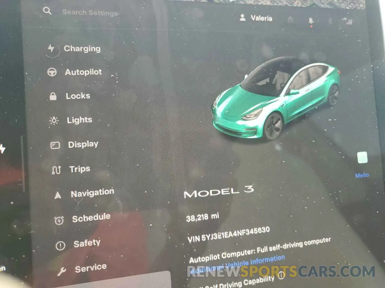 9 Photograph of a damaged car 5YJ3E1EA4NF345630 TESLA MODEL 3 2022