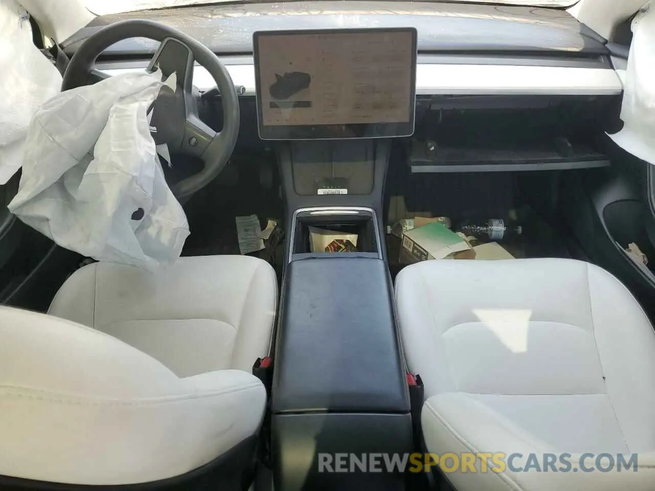 8 Photograph of a damaged car 5YJ3E1EA4NF347815 TESLA MODEL 3 2022