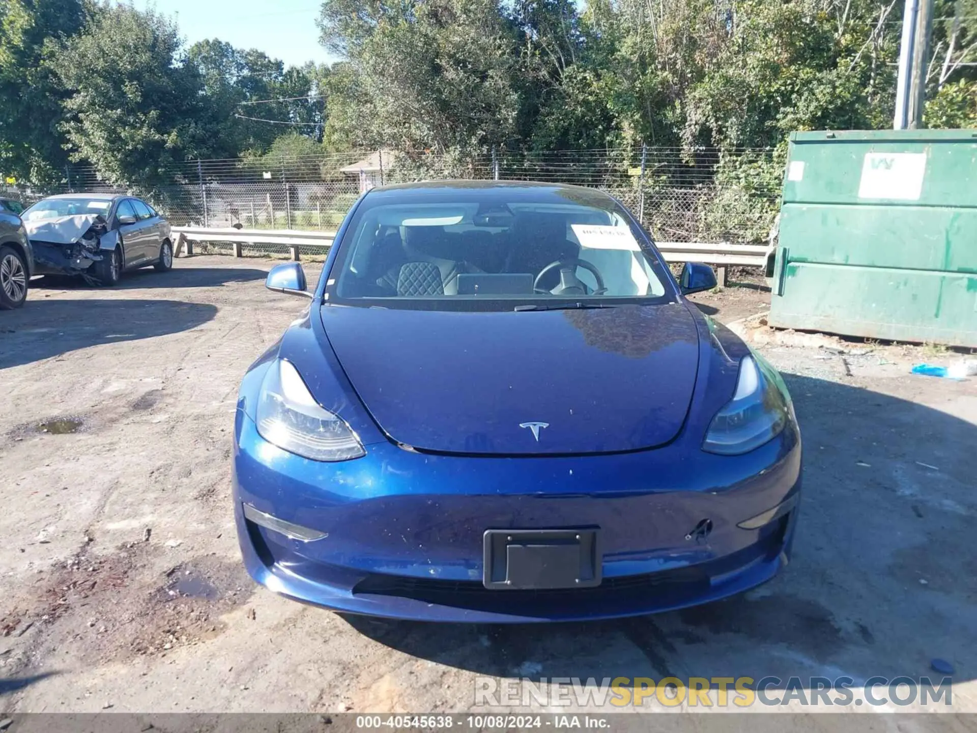 12 Photograph of a damaged car 5YJ3E1EA4NF368860 TESLA MODEL 3 2022