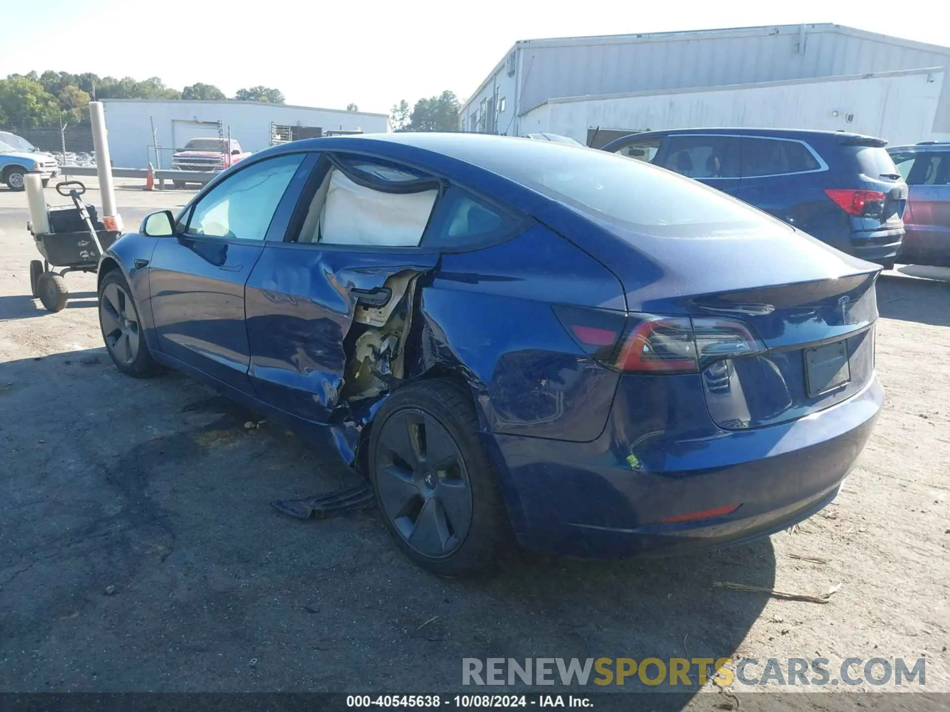 3 Photograph of a damaged car 5YJ3E1EA4NF368860 TESLA MODEL 3 2022