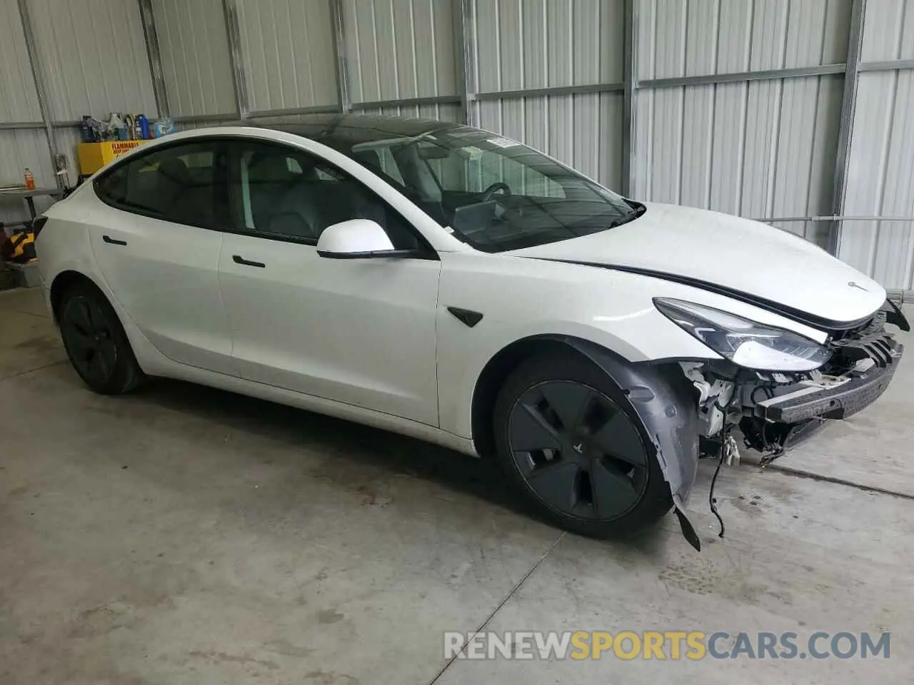 4 Photograph of a damaged car 5YJ3E1EA4NF368874 TESLA MODEL 3 2022