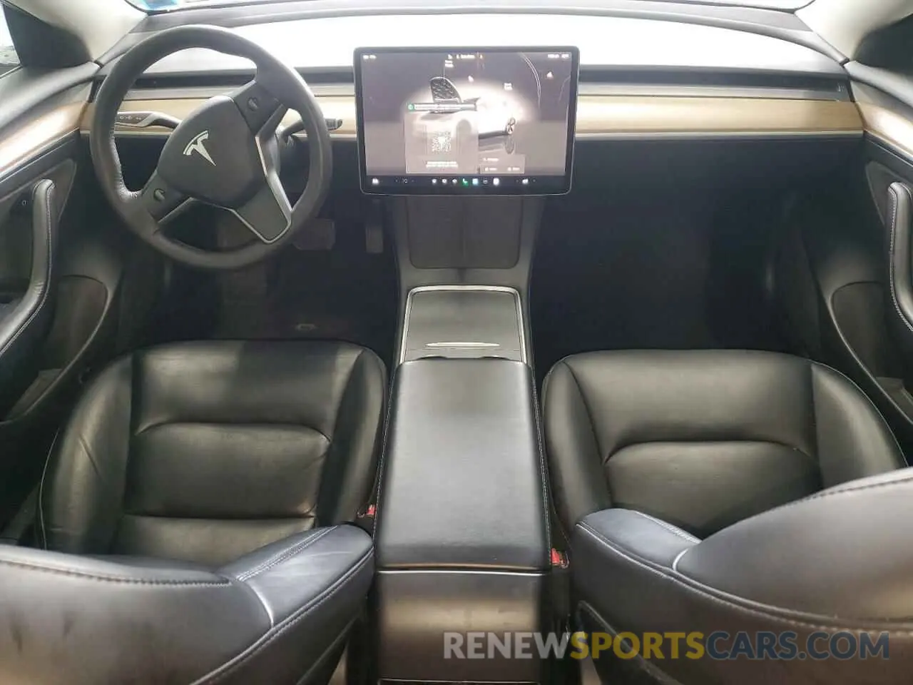 8 Photograph of a damaged car 5YJ3E1EA4NF368874 TESLA MODEL 3 2022