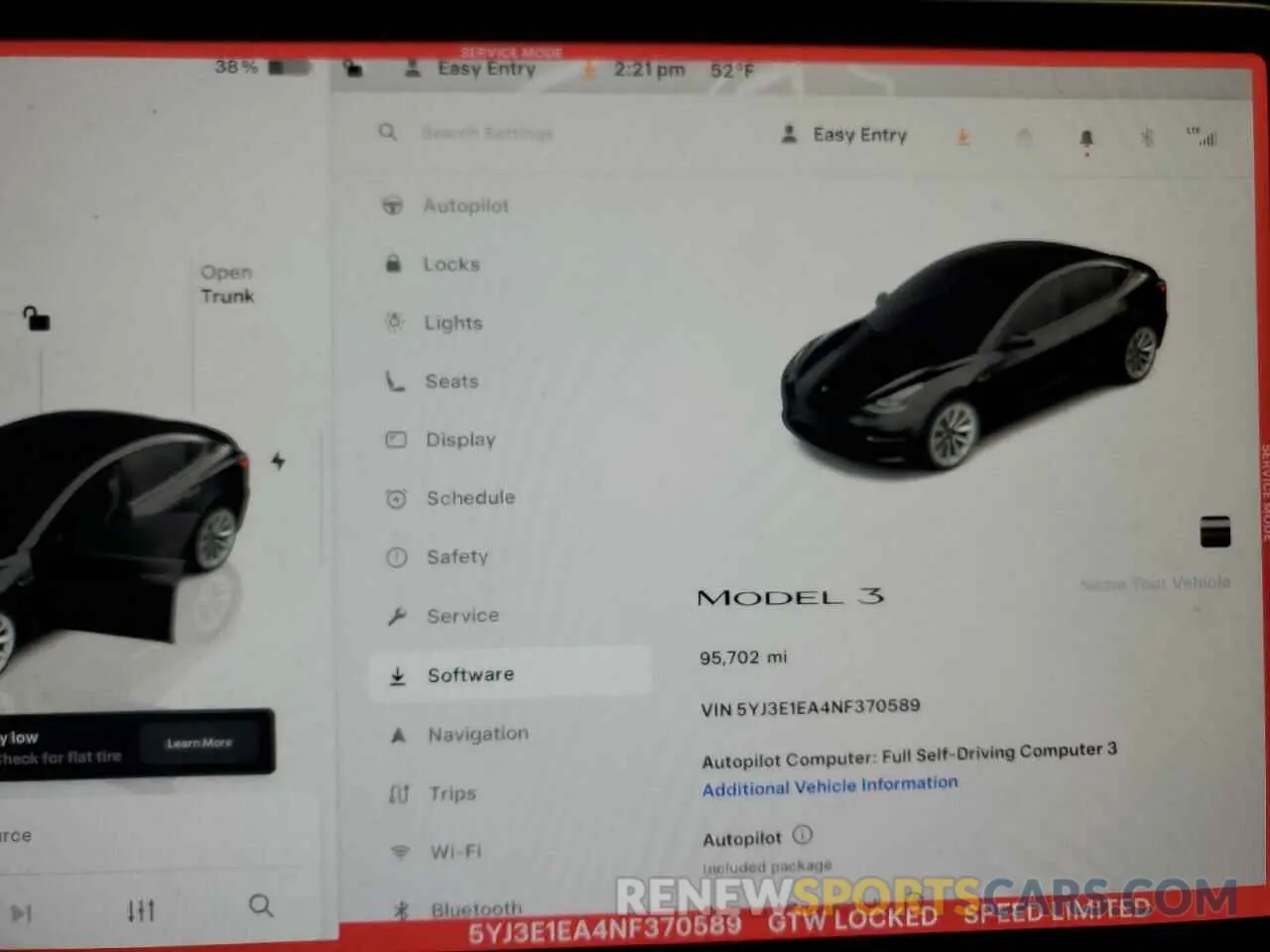9 Photograph of a damaged car 5YJ3E1EA4NF370589 TESLA MODEL 3 2022