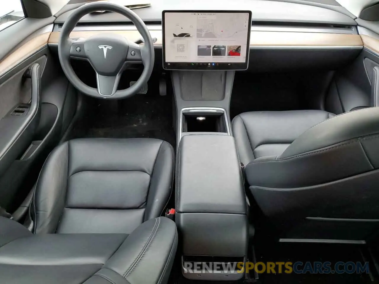 8 Photograph of a damaged car 5YJ3E1EA4NF370754 TESLA MODEL 3 2022