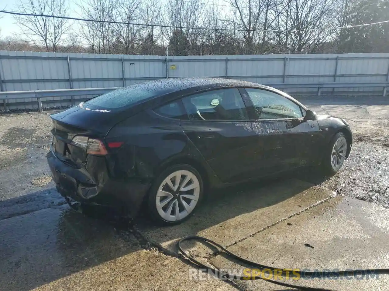 3 Photograph of a damaged car 5YJ3E1EA4NF370947 TESLA MODEL 3 2022