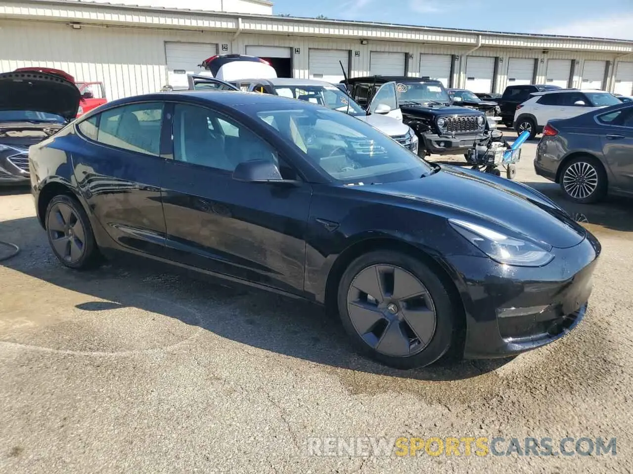 4 Photograph of a damaged car 5YJ3E1EA4NF371998 TESLA MODEL 3 2022