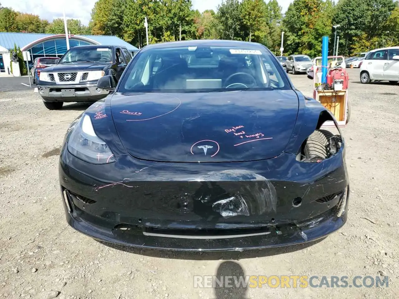 5 Photograph of a damaged car 5YJ3E1EA5NF101503 TESLA MODEL 3 2022