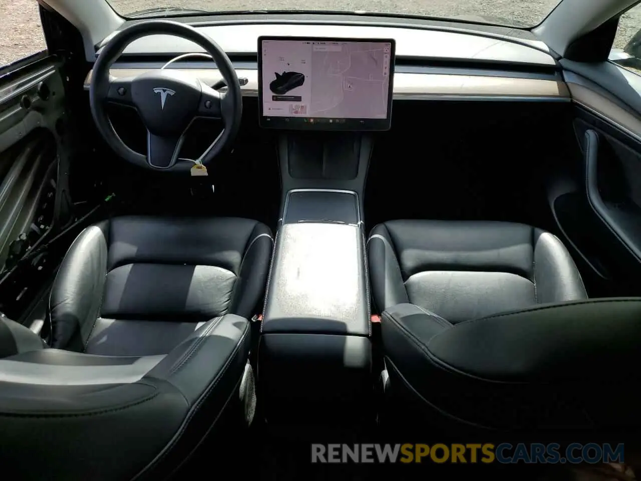 8 Photograph of a damaged car 5YJ3E1EA5NF101503 TESLA MODEL 3 2022