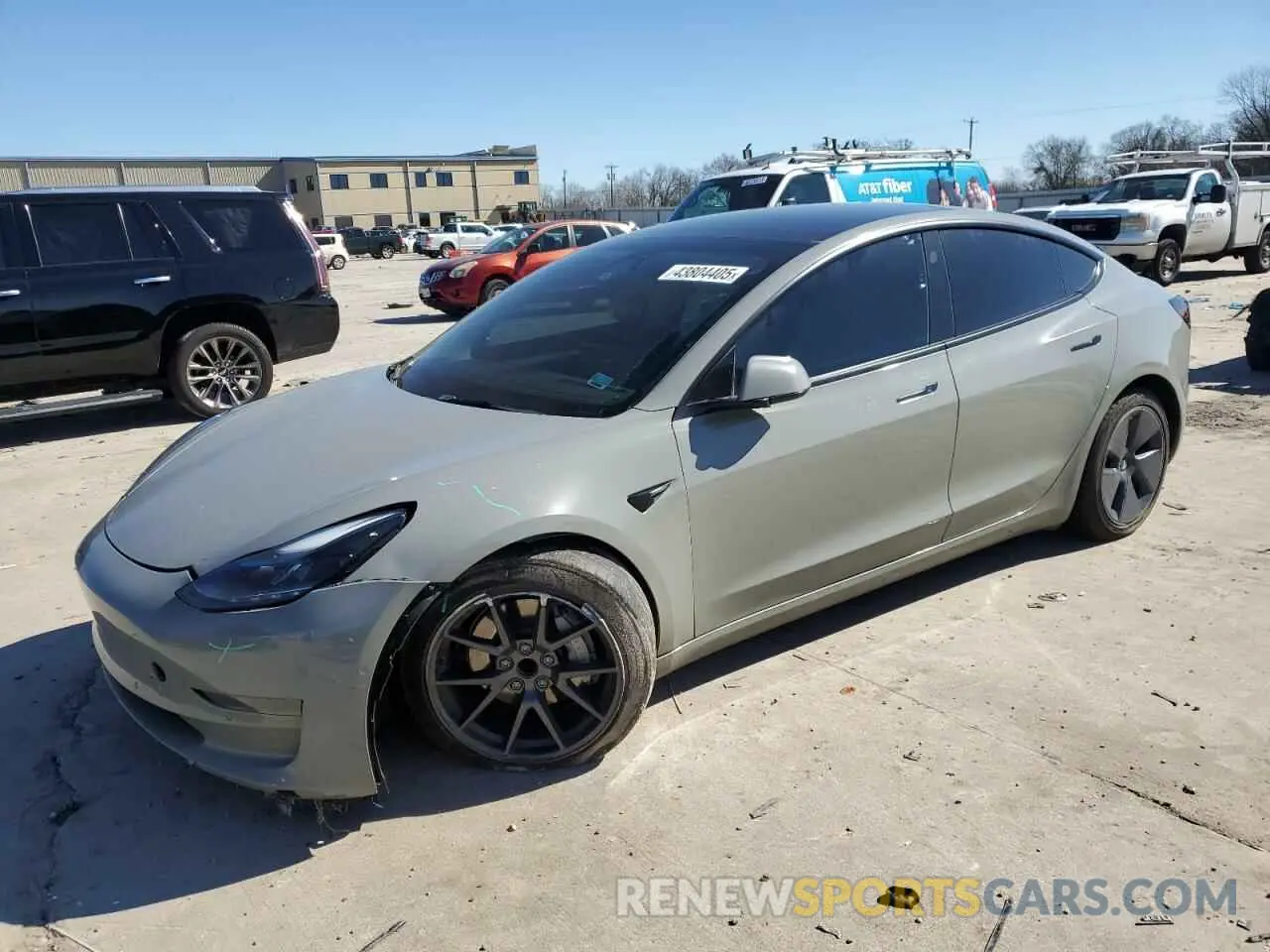 1 Photograph of a damaged car 5YJ3E1EA5NF124425 TESLA MODEL 3 2022