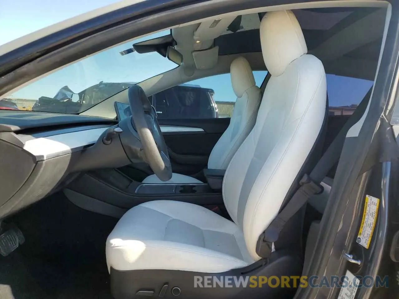 7 Photograph of a damaged car 5YJ3E1EA5NF124425 TESLA MODEL 3 2022