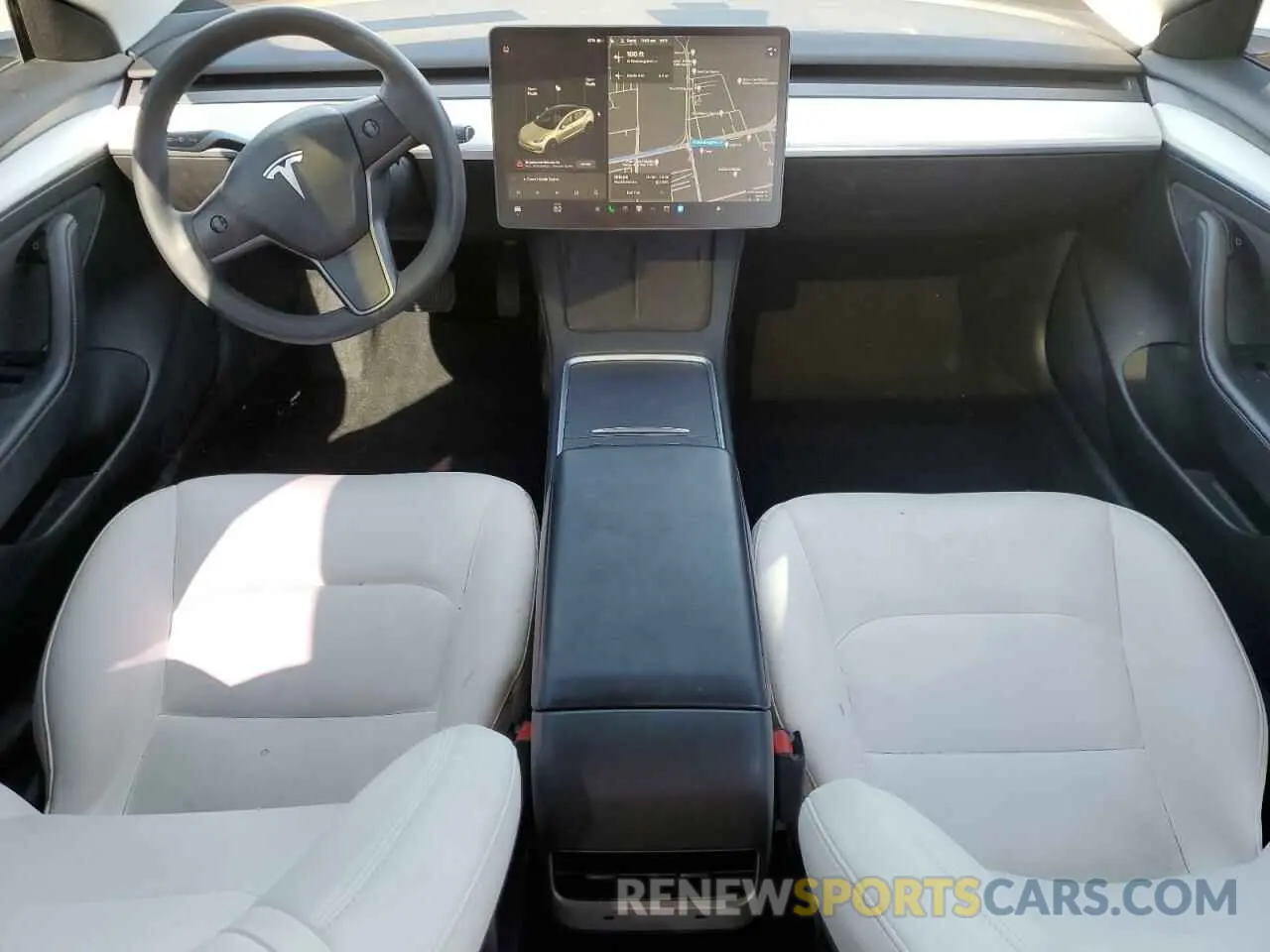 8 Photograph of a damaged car 5YJ3E1EA5NF124425 TESLA MODEL 3 2022