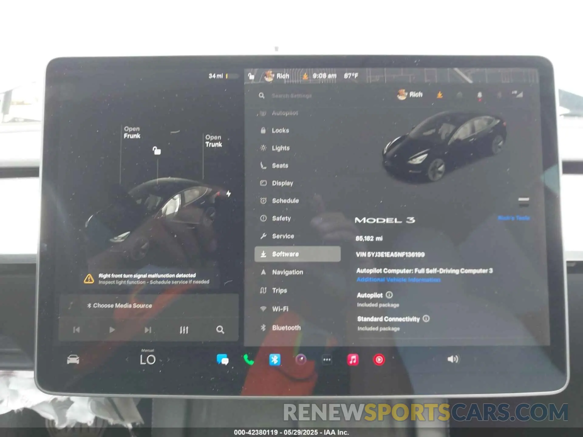 14 Photograph of a damaged car 5YJ3E1EA5NF136199 TESLA MODEL 3 2022