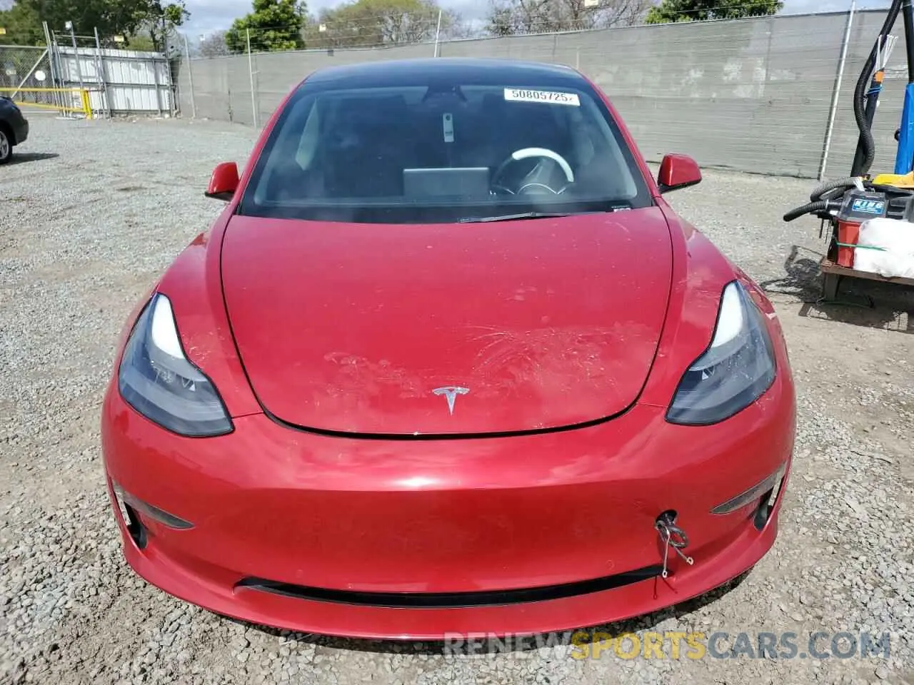 5 Photograph of a damaged car 5YJ3E1EA5NF155772 TESLA MODEL 3 2022