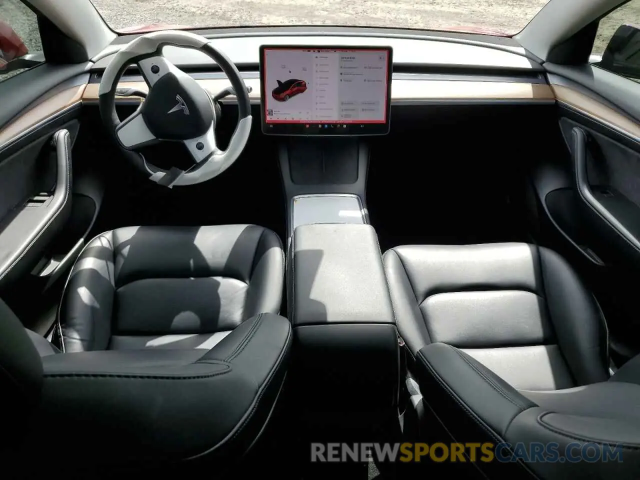 8 Photograph of a damaged car 5YJ3E1EA5NF155772 TESLA MODEL 3 2022