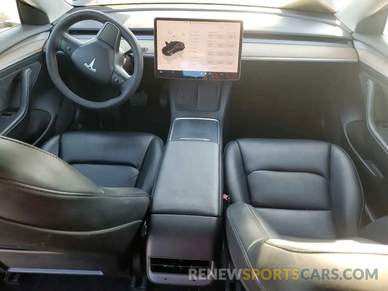 8 Photograph of a damaged car 5YJ3E1EA5NF184818 TESLA MODEL 3 2022