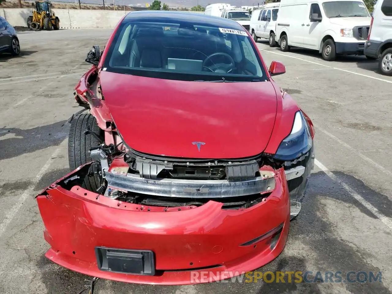 5 Photograph of a damaged car 5YJ3E1EA5NF184883 TESLA MODEL 3 2022