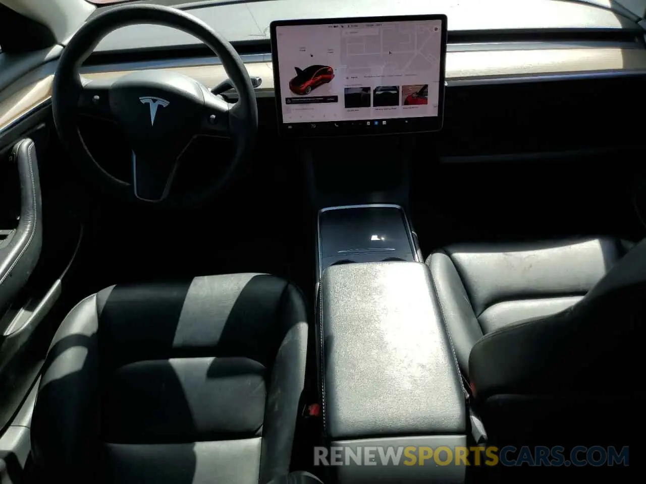 8 Photograph of a damaged car 5YJ3E1EA5NF184883 TESLA MODEL 3 2022