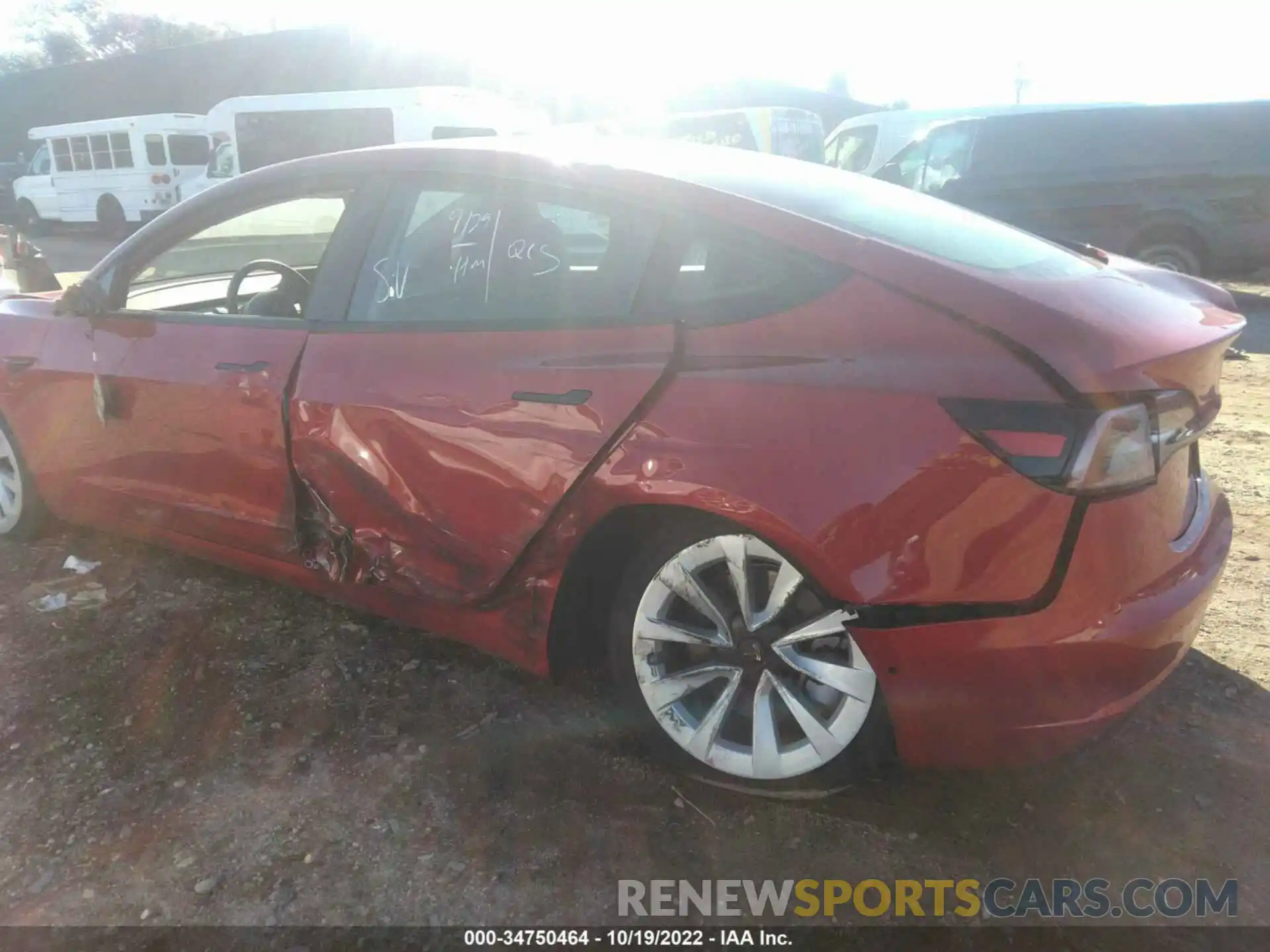 6 Photograph of a damaged car 5YJ3E1EA5NF187279 TESLA MODEL 3 2022