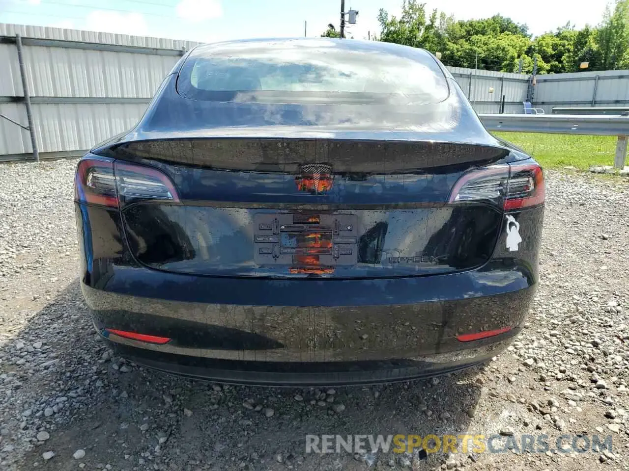 6 Photograph of a damaged car 5YJ3E1EA5NF190103 TESLA MODEL 3 2022