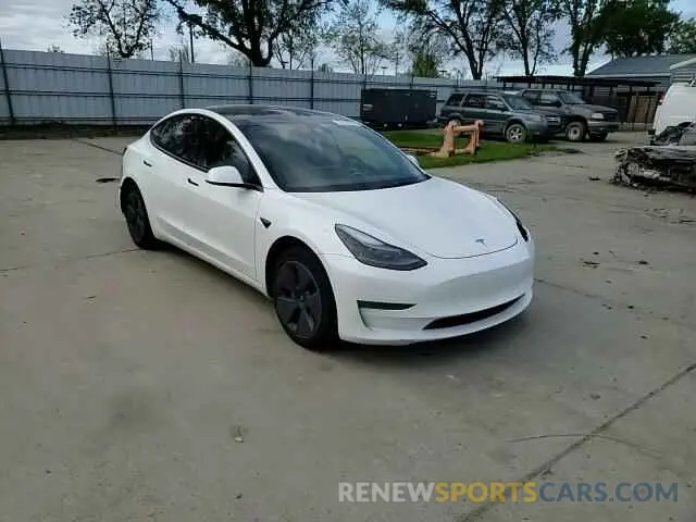 10 Photograph of a damaged car 5YJ3E1EA5NF201715 TESLA MODEL 3 2022