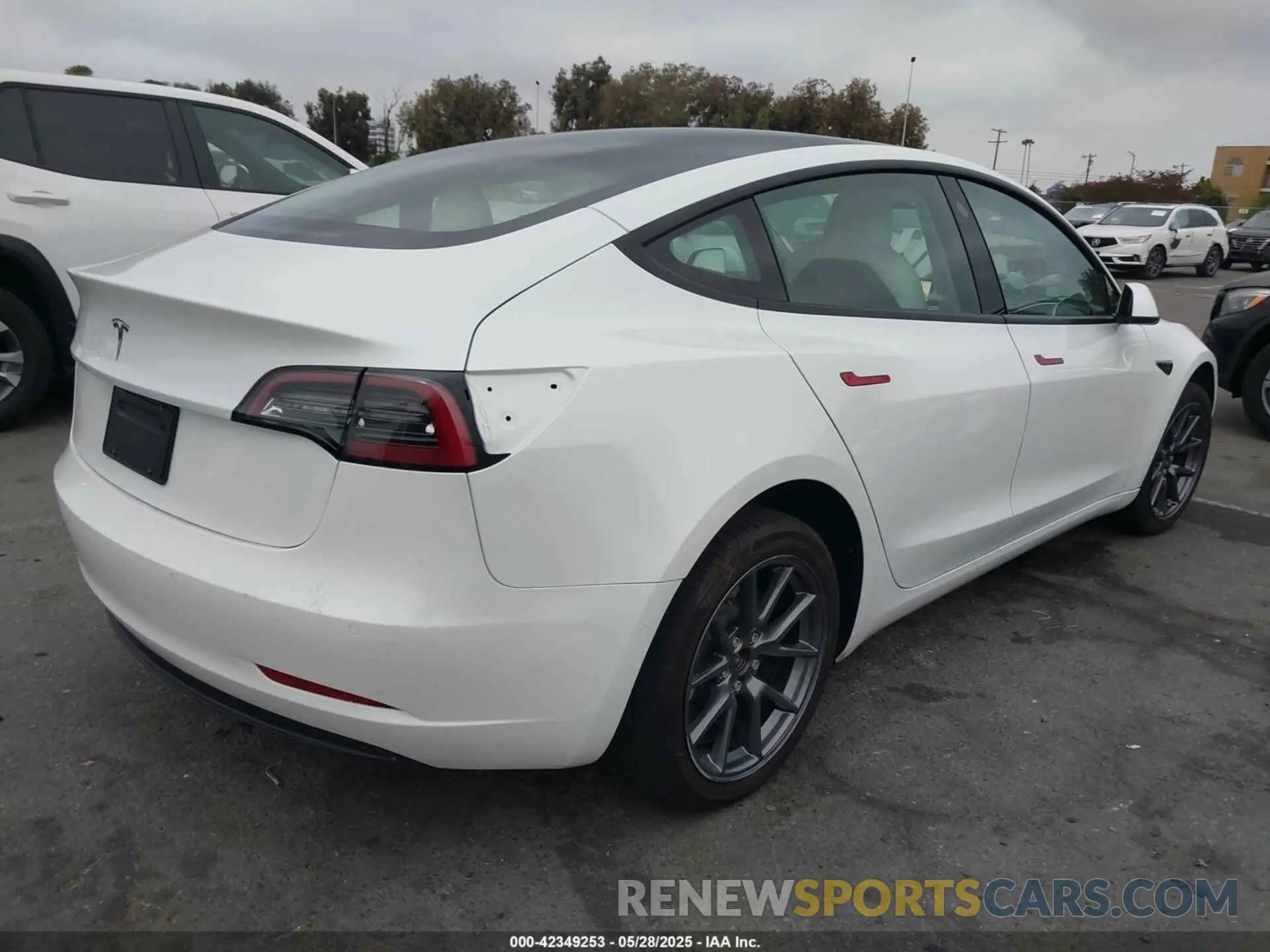 4 Photograph of a damaged car 5YJ3E1EA5NF251126 TESLA MODEL 3 2022