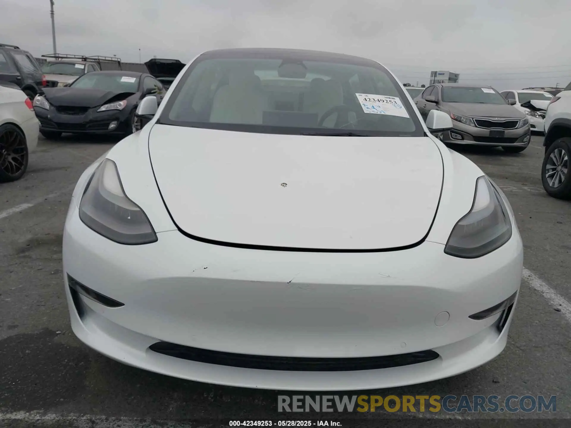 6 Photograph of a damaged car 5YJ3E1EA5NF251126 TESLA MODEL 3 2022