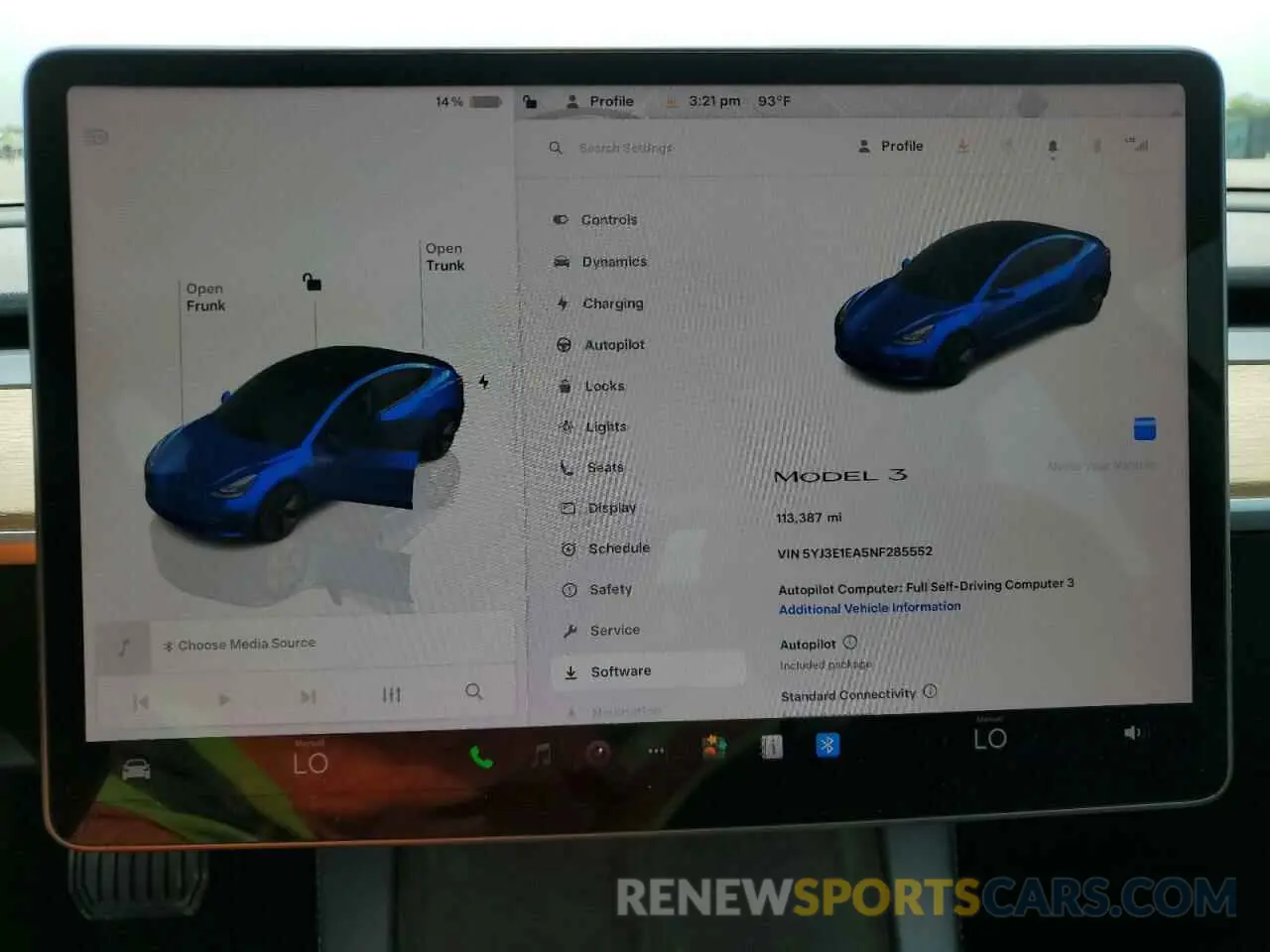 9 Photograph of a damaged car 5YJ3E1EA5NF285552 TESLA MODEL 3 2022