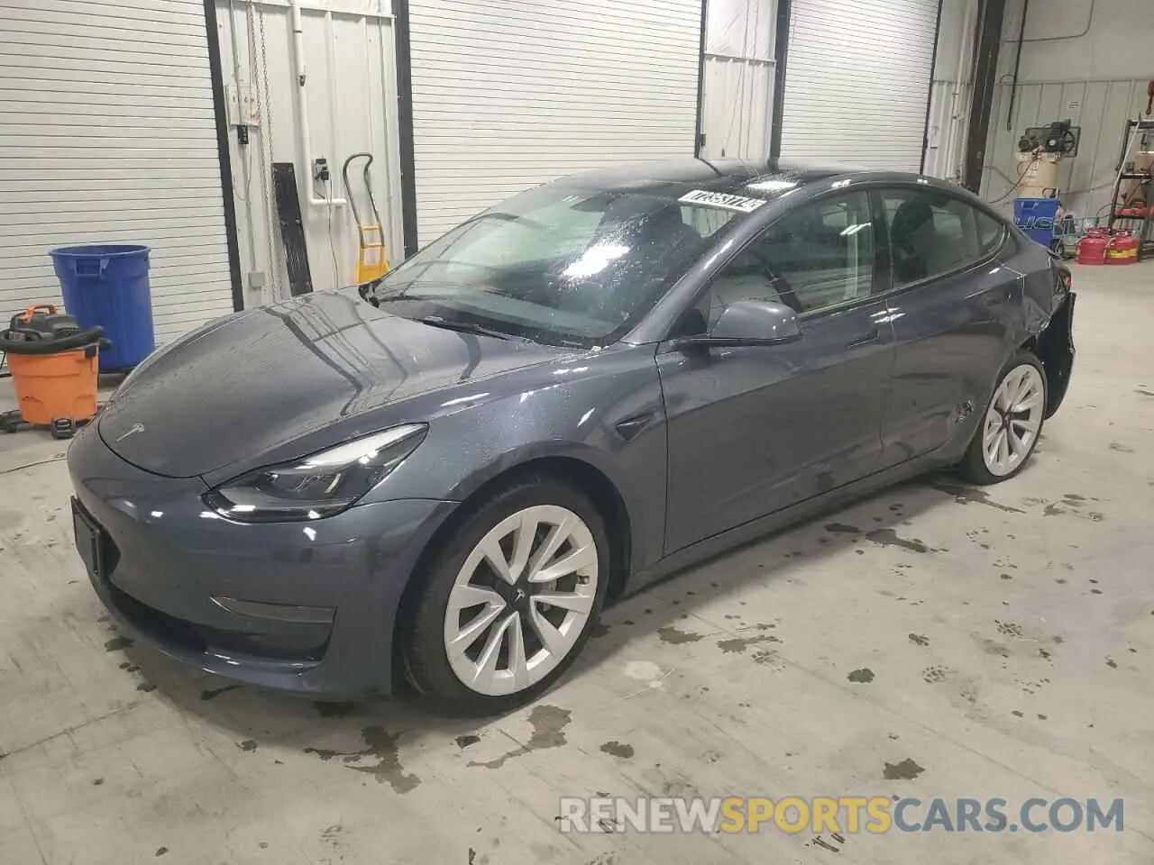 1 Photograph of a damaged car 5YJ3E1EA5NF288290 TESLA MODEL 3 2022