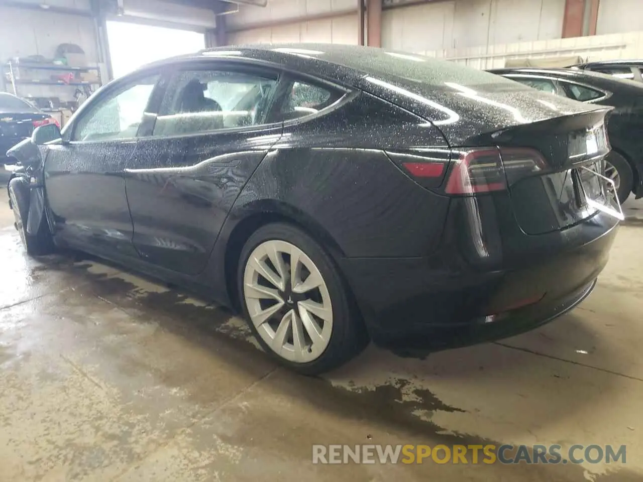 2 Photograph of a damaged car 5YJ3E1EA5NF288399 TESLA MODEL 3 2022